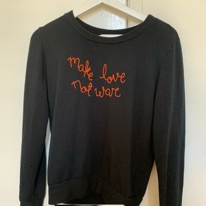 Lingua Franca collab with Whitney Museum sweater